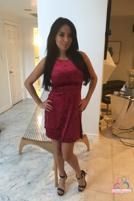 Amateur girlfriend Anissa Kate reveals her juicy bosom & yummy cunt in a solo - #97243