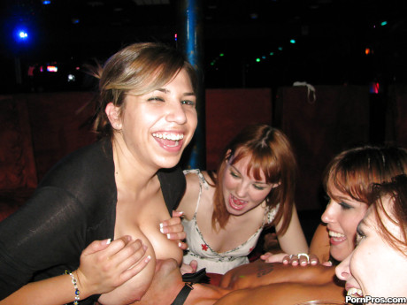 Kasey Chase and her girlfriends throw cash at male strippers and fuck them too - #7584