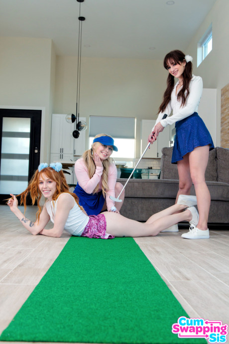 Wild young Haley Spades & her friends swap jizz in a kinky foursome - #257542