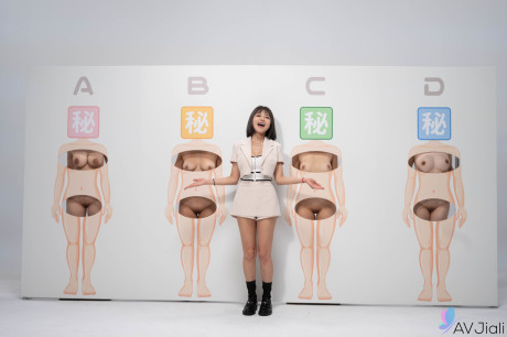 Breathtaking oriental models get stripped and poked during an adult game show - #161904