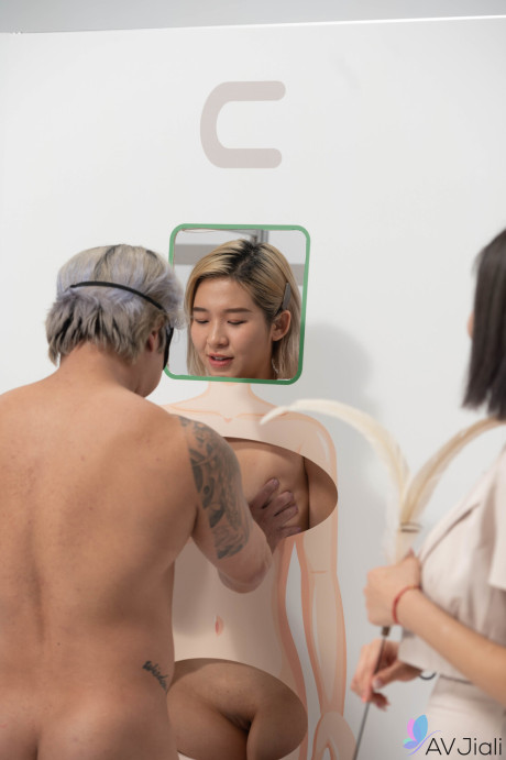 Breathtaking oriental models get stripped and poked during an adult game show - #161906