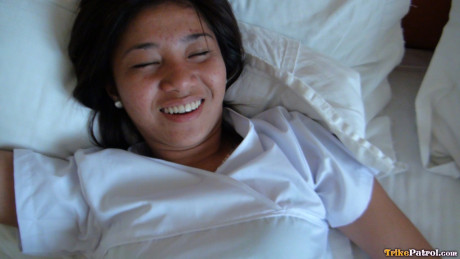 Sweet Filipinas Joanna and Joy enjoy a POV fuck and give a hot double bj #9945