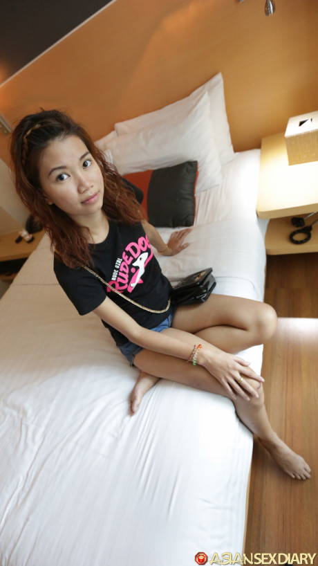 Slender chinese babe Oay B unveils her furry pussy and gets screwed in POV - #52859