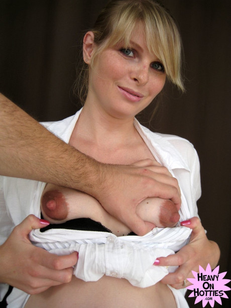 Pregnant amateur Wiska gets jizz on her face during a POV blowjob - #19756