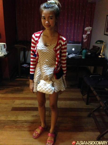 Petite asian whore girl broad Oay loves POV hardcore sex with a well-endowed husband BF lover - #202870