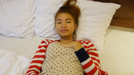 Petite asian whore girl broad Oay loves POV hardcore sex with a well-endowed husband BF lover - #202871