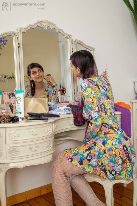 Tall Australian babe with an incredible butt Teodora flaunts her muff in a solo - #257751