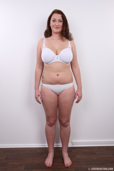 Chubby amateur Diana stands straight and nude after losing her clothing - #249429