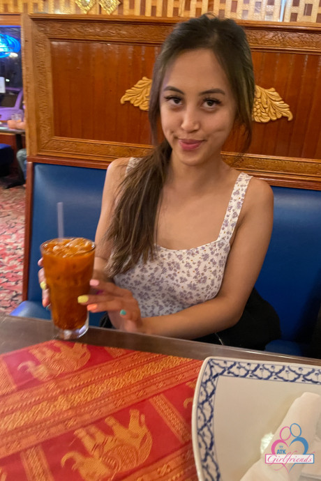 Chinese teen Alexia Anders poses naked on the beach & spreads her pussy up close - #224230