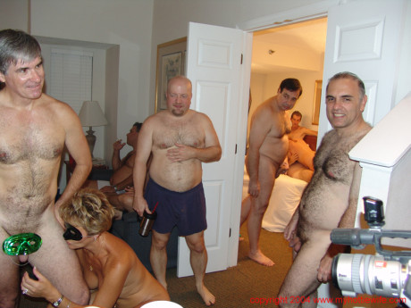 Busty swinger wives Dee & Tracy lick getting screwed in an amateur orgy - #9188