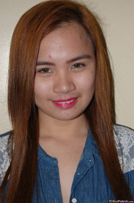 Brunette transexual Kate shows her petite figure and licks a boner in POV - #188672