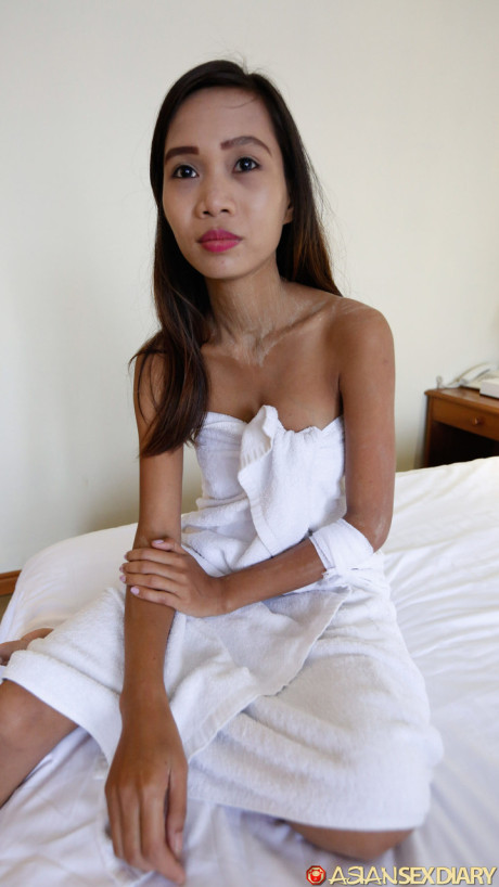 Cute tasty chinese chick Mimi B gets hammered then shows her creampied silky cunt - #229435