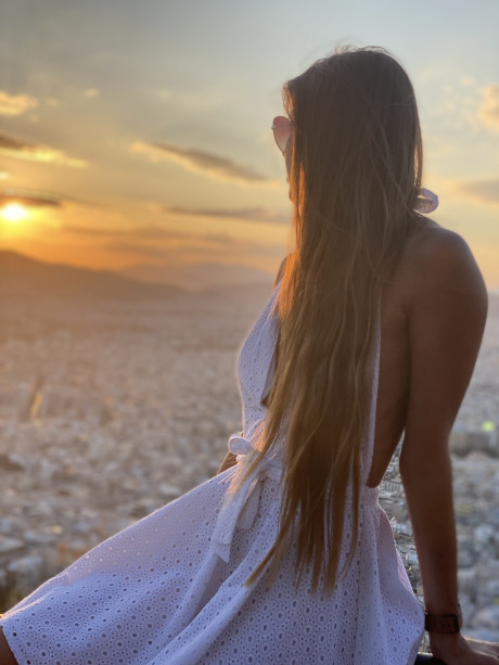 Tall Ukrainian model Jasmin Jass shows off her tight behind & her tiny teenie breasts - #130971