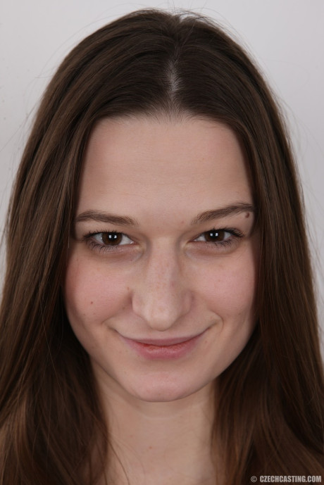 Long haired slut girlfriend girl takes off all her clothes to model in the naked - #244401