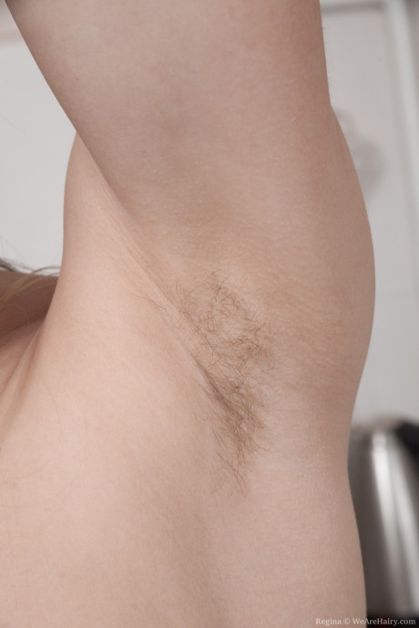 Slim amateur ex-wife Regina flaunts her amazing behind and touches her bushy muff - #174537