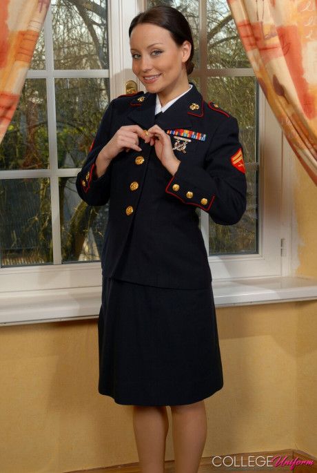 College Uniform performed by Carla Brown XXX Photos - #240337