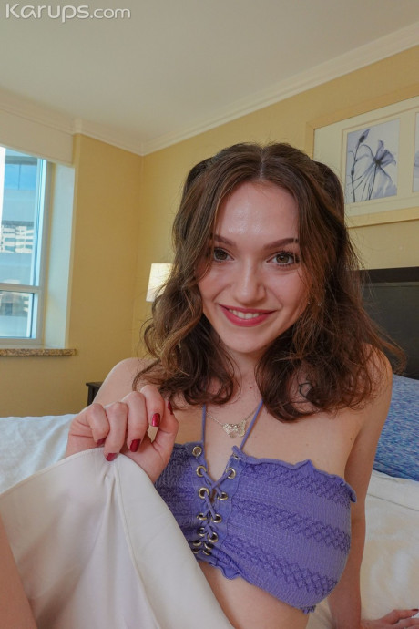 Charming young Gracie Gates enjoys a humongous dong doggystyle after sucking it - #191277