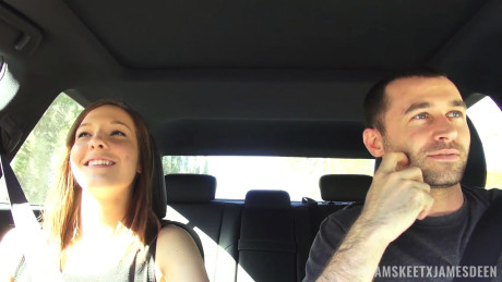 Stunning teenie Molly Manson gets pulled by her hair & boned by James Deen - #108394