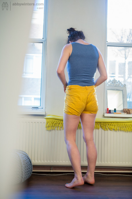 Undressed amateur Livia V is secretly filmed getting dressed by a hidden camera - #67923