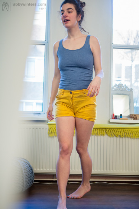 Undressed amateur Livia V is secretly filmed getting dressed by a hidden camera - #67924