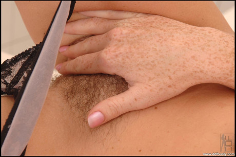 Naughty nurse Mischel shows off her humongous tits & toys her anal love hole - #254976