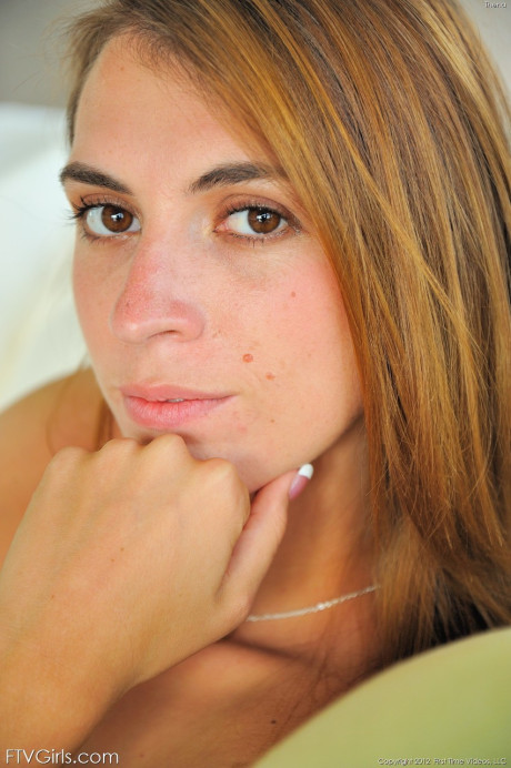 Flawless cutie Thena undresses to show off her small compact booty - #174738