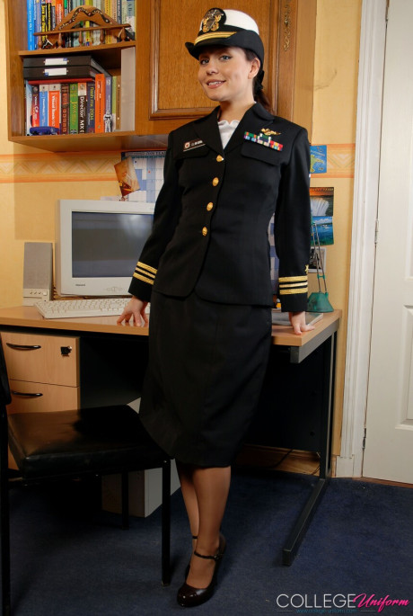 College Uniform featuring Carla Brown Sex Pics #4873