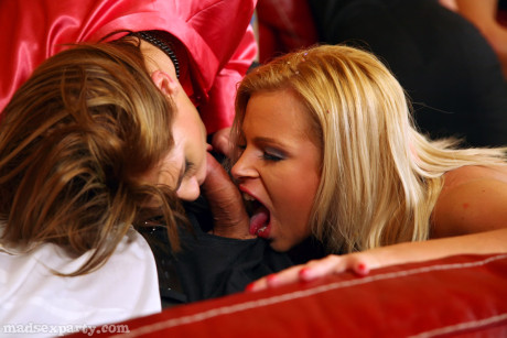 Lascivious european gals are into fully clothed sex party - #231902