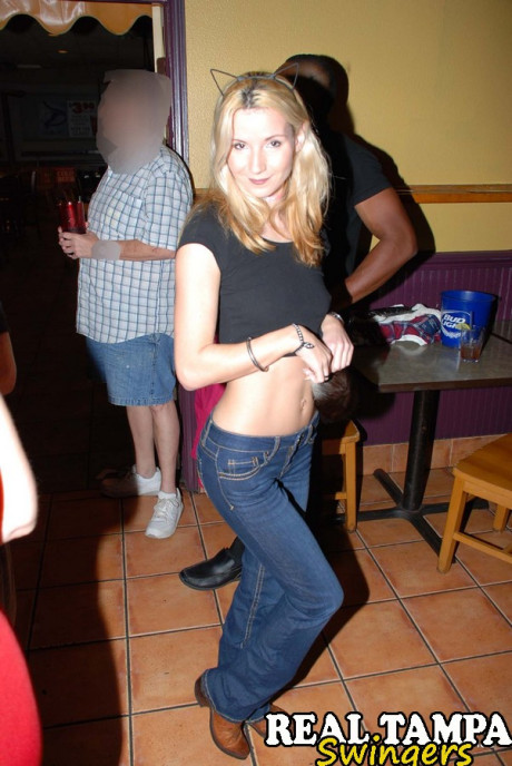 Blonde matures with grand titties unveil their twats and pose together - #241596