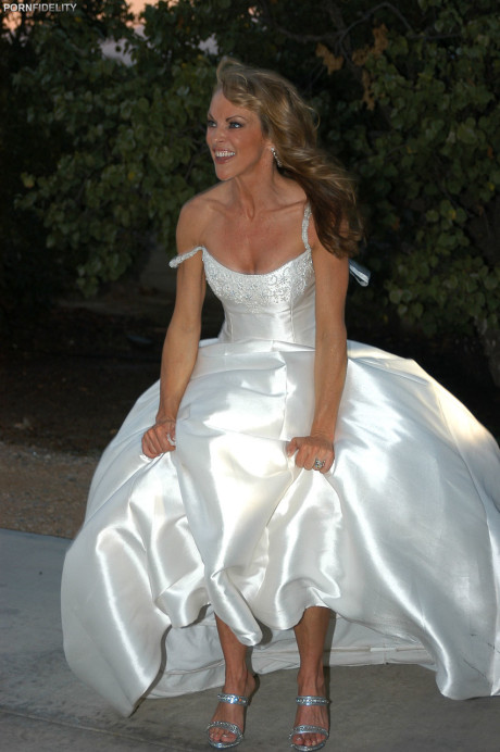 Ravishing babe in a wedding dress Shayla LaVeaux gets screwed by her husband - #125936