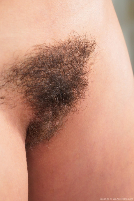 Adorable amateur teen Solange stripping nude and showing her silky bush - #25085