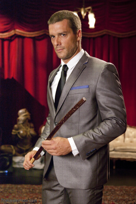 Gorgeous Dani Daniels and redheaded Penny Pax get anal hammered while rope bound - #238644