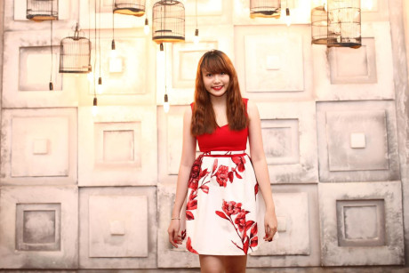 Adorable asian girl GF chick Autumn posing in her gorgeous dresses in a compilation - #130673