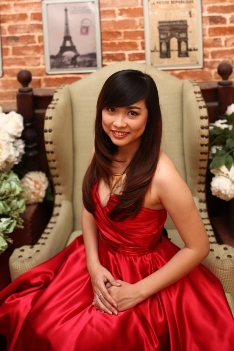 Adorable asian girl GF chick Autumn posing in her gorgeous dresses in a compilation - #130679