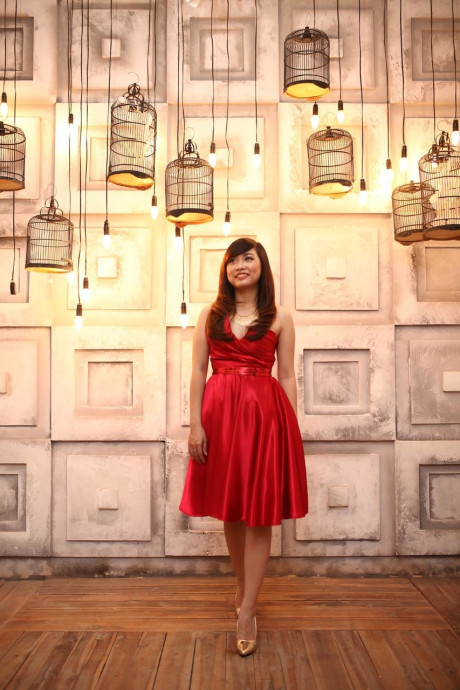 Adorable asian girl GF chick Autumn posing in her gorgeous dresses in a compilation - #130682