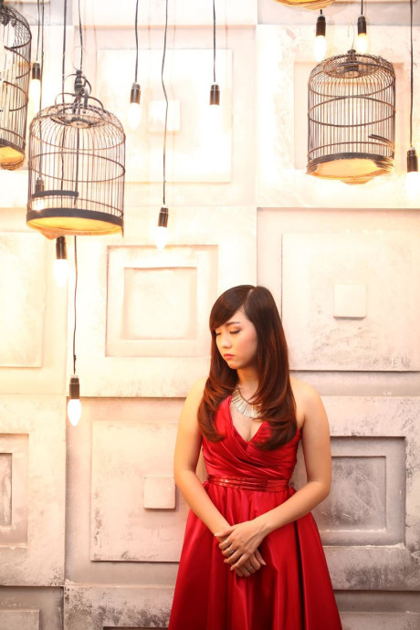 Adorable asian girl GF chick Autumn posing in her gorgeous dresses in a compilation - #130683