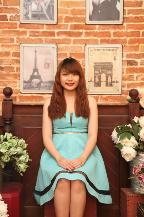 Adorable asian girl GF chick Autumn posing in her gorgeous dresses in a compilation - #130684