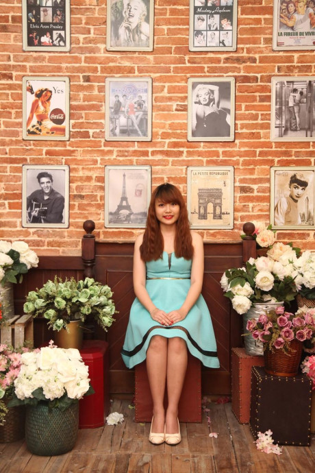 Adorable asian girl GF chick Autumn posing in her gorgeous dresses in a compilation - #130685