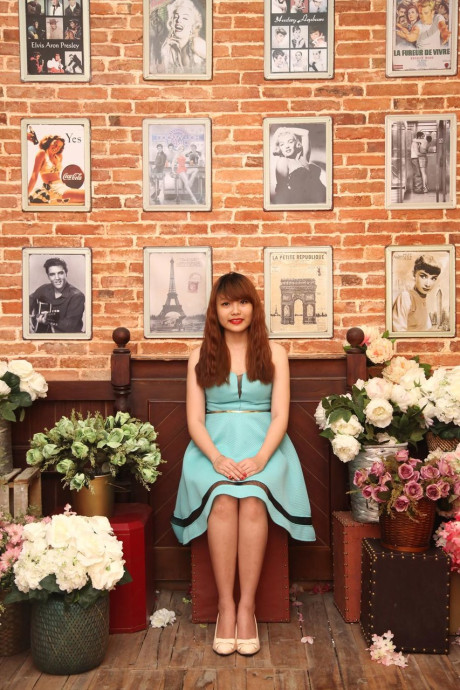 Adorable asian girl GF chick Autumn posing in her gorgeous dresses in a compilation - #130692