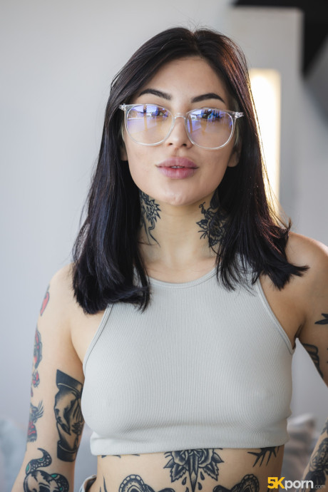 Cute tattooed babe Tabatha Lust likes wild hardcore sex then takes a facial - #184521
