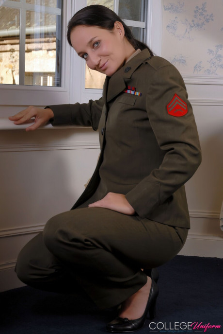 College Uniform performed by Sammie B nude XXX - #131946