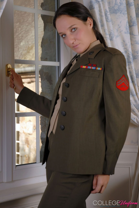 College Uniform performed by Sammie B nude XXX - #131948