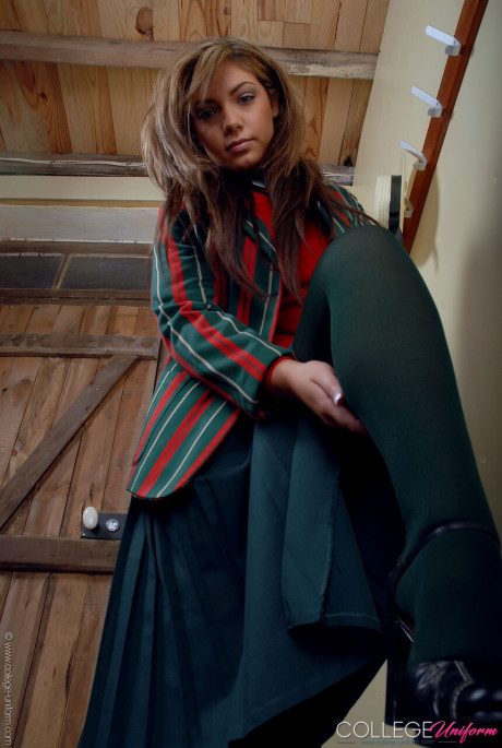 College Uniform featuring Samantha Buxton naked Pictures - #224102