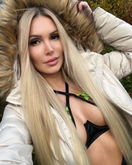 Glamorous blondy shows off her pretty body wearing bikinis in a hot compilation - #101444