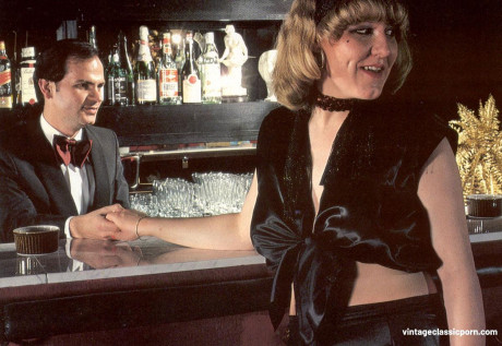 Hot women give blowjobs and get their bushy pussies banged in a vintage swingers party - #163150