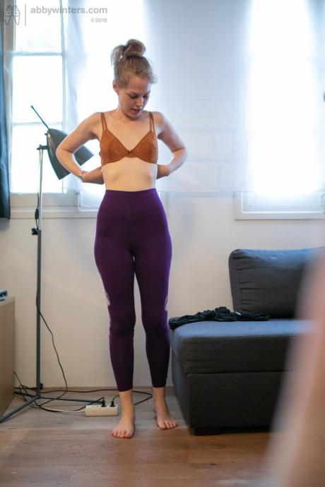 Fine Australian amateur with a hot butt Rose K puts some clothes on - #129410