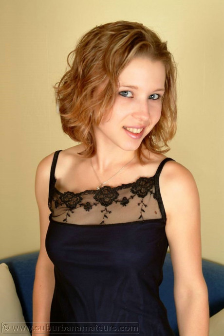 Pretty teen with small tits Kelli strips to undergarment and rubs her clam in a solo #11827