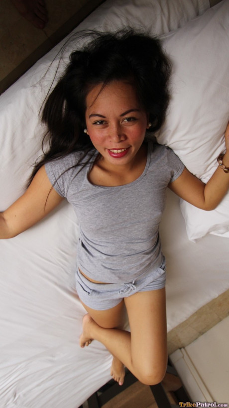 Asian babe Mercy Elad shows off her enormous ass & her shaved twat - #233231