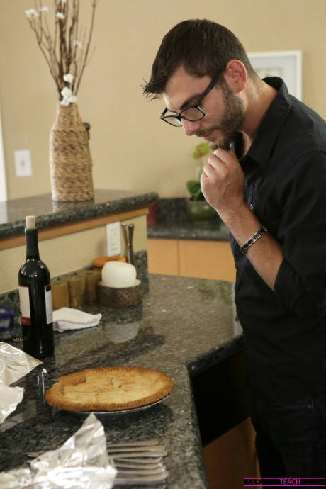 Charming mom India Summer joins stepdaughter in hot dinner table fling - #234490