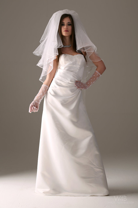 Glamour model Little Caprice strips off her wedding dress - #102892